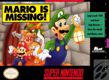 Mario Is Missing! (USA) box cover front